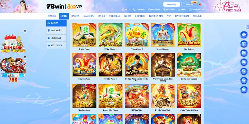 Nổ hũ 78win
